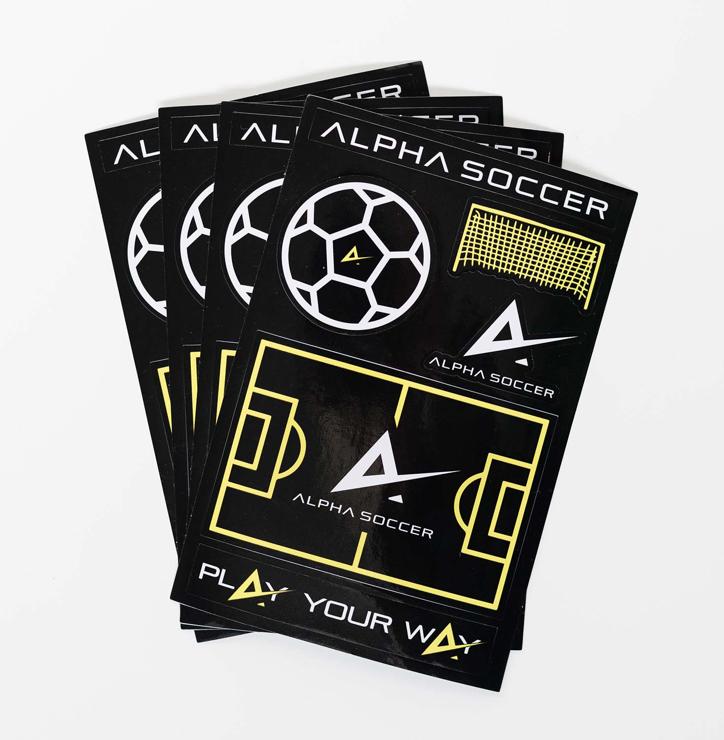 Alpha Soccer Sticker Pack